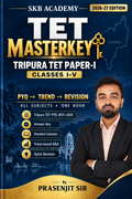 SKB Academy Tripura TET Paper I English Version book cover